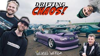 Drifting CHAOS! Santa Pod DWYB!