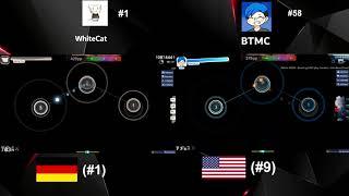 (osu!) WhiteCat vs BTMC (BeasttrollMC) // Camellia - Killerbeast [Death Rave] (with pp counter)