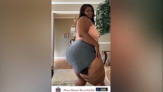 SSBBW lady Dancing | bbw girl | ssbbw big booty dance | cute big girl | ssbbw big booty