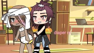Diaper pee~ (gacha life) -diaper rp 1