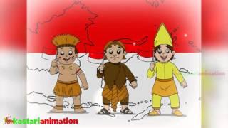 Bendera Merah Putih (Lagu Nasional Indonesia) - Kastari Animation Official