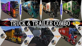 Top 7 Truck & Trailer Mod Combo - ETS 2 V1.36