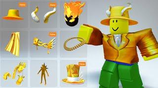 12 FREE GOLDEN ITEMS ON ROBLOX 2023 