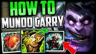 MUNDO TOP 5 AGAIN (Best Build/Runes) How to Play Mundo & Carry Season 14 League of Legends