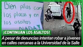 Graban cómo operan ASALTANTES cerca de la Universidad De La Salle Bajío en León