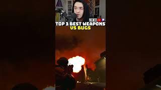 TOP 3 BEST PRIMARY WEAPONS FOR TERMINIDS #helldivers2 #gaming