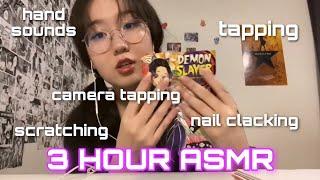 3 HOUR ASMR ️ FAST TAPPING & SCRATCHING || 1 YEAR ANNIVERSARY SPECIAL 