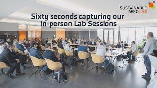 60 seconds capturing in-person Lab Sessions with startups.