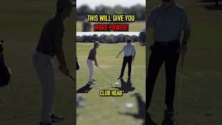 This simple golf drill will give you much more power in your swing! #shorts #golf