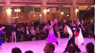 1/2 Slow Foxtrot/ Open European championship ballroom dancing 2017 / Youth-1