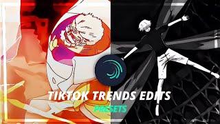 Tiktok Trends Anime Edits Presets| Alight Motion