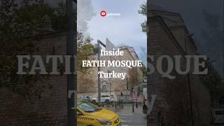 Inside Fatih Mosque Turkey #ceritaibun #travel #turkey