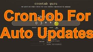 Raspberry Pi Automatically Updating Using CronTab