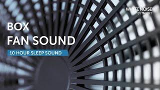 Low Bass Box Fan Sound Sleep Sound - 10 Hours - Black Screen