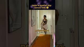 Hazar Ergüçlü'nün "2 saatte hazırlandım" dediği kostümü tiye aldılar.  Sizce nasıl?