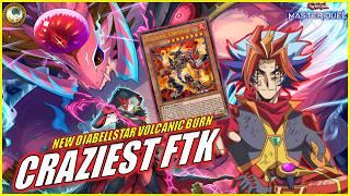 SNAKE-EYES DIABELLSTAR VOLCANIC BURN  NEW Craziest FTK Deck | Tips and Tricks - Yugioh Master Duel