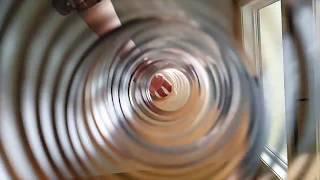 Slinky in slow motion looks AMAZING!