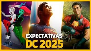 DC 2025: O novo SUPERMAN, PACIFICADOR 2 E OS FILMES MAIS AGUARDADOS