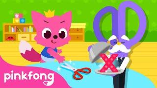 Snip Snap Scissors | Follow Scissors Safety tips! | How to use Everyday Items | Pinkfong Baby Shark