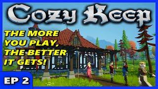 Beating up Chickens for Fun and Profit! - Cozy Keep Ep 2