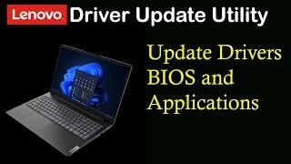 How to update lenovo laptop drivers using Lenovo drivers update utility(Quick & Easy 2024)