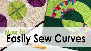 How to sew curves for quilts with On Williams Street