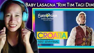 Baby Lasagna - Rim Tim Tagi Dim ( Live ) Croatia  | First Semi-Final | Eurovision 2024 | Reaction