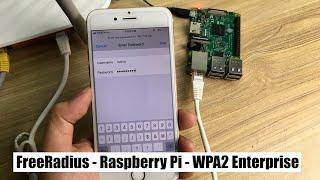 Authenticate Wi-Fi with Username & Password | FreeRadius + Raspberry Pi