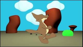 Cartoon Dingo Walk