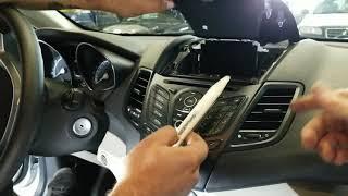 2017 Ford Fiesta radio removal