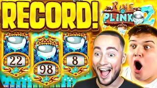 THE RECORD BALLS AMOUNT ON PINE OF PLINKO 2!