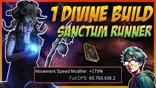 60 Million DPS! The Ultimate 1 Divine Sanctum Runner / Path Of Exile 3.25