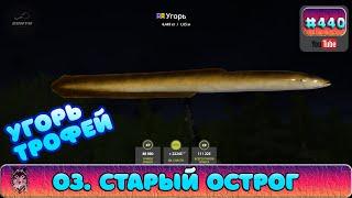 Russian Fishing 4 - Русская Рыбалка 4 - оз. Старый Острог - Угорь Трофей - #440