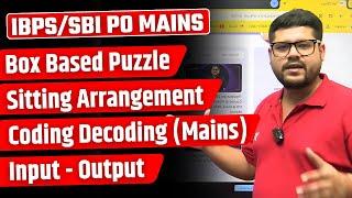 IBPS/SBI PO Mains Reasoning Class: Puzzle & Miscellaneous | Ankush Lamba