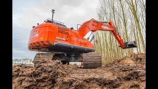 Kobelco SK210HLC-10 hybride graafmachine voor Van Eijk