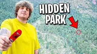 We Built a HIDDEN Fingerboard Park!