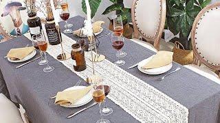 KitchenJoint Crochet Lace Table Runner