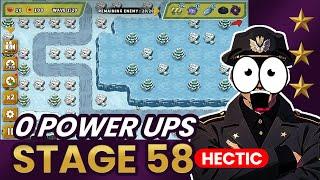 How I Beat the Impossible Stage 58 in Turret Defense King WITHOUT Power-Ups!