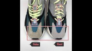 Real VS Fake Yeezy 700 Waverunner comparisions