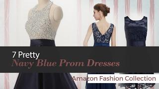 7 Pretty Navy Blue Prom Dresses Amazon Fashion Collection