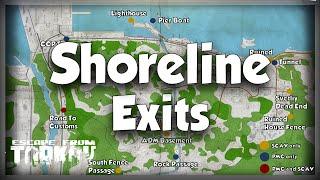 Shoreline Exit Map - All PMC and SCAV Exits with Map - Escape from Tarkov