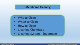 RO MEMBRANE CCLEANING - Clean-in-place (CIP) system