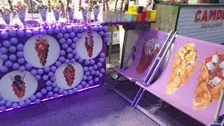 BUBBLEMANIA,Camden Market,Bubble Waffle/Bubble Tea/ Bubblepop Waffle/Milkshake/Ice Cream. Superb.