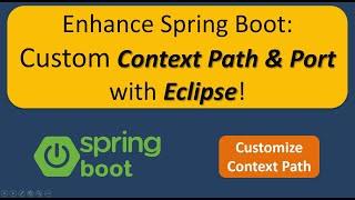 Changing Context Path and Port in Spring Boot using Eclipse Run Configurations | Step-by-Step Guide