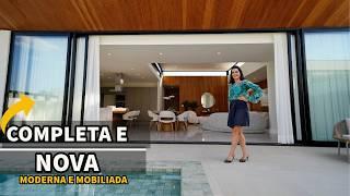 CASA À VENDA MODERNA E MOBILIADA NO CONDOMÍNIO VILLAS DO GOLFE EM ITU/SP