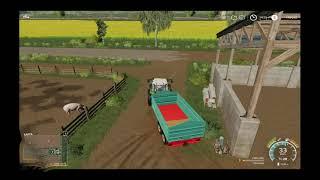 Farming Simulator 19. Словацкая деревня. Серия 12. Подарили молоко, дождь дал нам передохнуть.