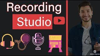 Recording Studio setup Minimal for Youtube