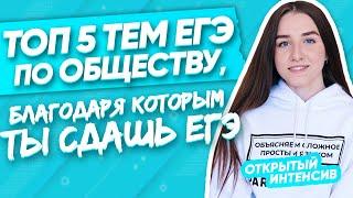 Топ 5 тем ЕГЭ по обществознанию | ЕГЭ обществознание 2021 | Parta