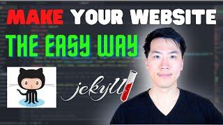 How To Build A Website | Github Pages | Jekyll | Template