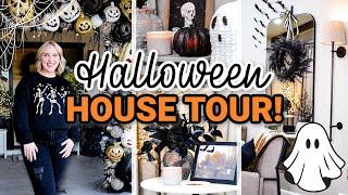 HALLOWEEN HOUSE TOUR! SPOOKY CHIC! HALLOWEEN DECOR IDEAS!